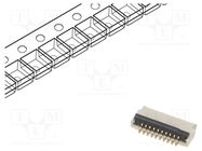 Connector: FFC/FPC; horizontal; PIN: 10; ZIF; SMT; 30V; 0.4A; H: 1mm GCT