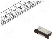 Connector: FFC/FPC; horizontal; PIN: 4; ZIF; SMT; 50V; 0.4A; tinned GCT