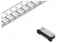 Connector: FFC/FPC; tinned; SMT; 50V; 0.4A; PIN: 5; Tape ph: 1mm; ZIF GCT