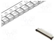 Connector: FFC/FPC; horizontal; PIN: 20; ZIF; SMT; 50V; 0.4A; tinned GCT