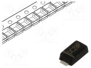 Diode: rectifying; SMD; 600V; 1A; 1.8us; DO214AC; Ufmax: 1.1V FAGOR