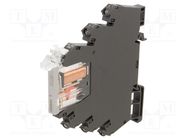 Relay: interface; SPDT; Ucntrl: 24VAC,24VDC; 6A; 6A/250VAC; G2RV-ST OMRON