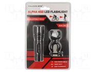 Torch: LED; IP65; 450lm; black; L: 103÷111mm; Ø: 33.5mm MACTRONIC