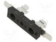 Fuse holder; cylindrical fuses; 6.3x32mm; 25A; on panel; black EATON/BUSSMANN