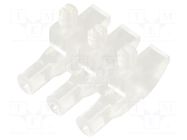 Fiber for LED; Ø3mm; No.of mod: 3; round; Front: flat MENTOR