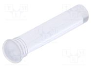 Fiber for LED; round; Ø3.2mm; Front: flat; straight; IP68 MENTOR