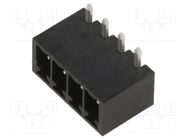 3.5MM EURO HEADER RA BLK 4CKT MOLEX