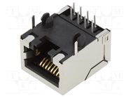 Modjack RA LoPro Flgls w/Shld 50Au 8/8 MOLEX