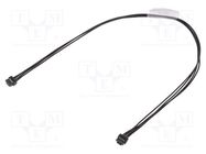 Microlock plus cable Black 4 CKT 300MM MOLEX