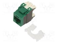 Connector: RJ45; socket; PIN: 8; Cat: 6a; Layout: 8p8c; 22AWG÷26AWG PANDUIT