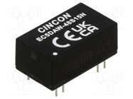 Converter: DC/DC; 10W; Uin: 18÷74V; Uout: 15VDC; Iout: 666mA; THT CINCON