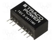 Converter: DC/DC; 3W; Uin: 9÷36V; Uout: 5VDC; Iout: 600mA; SIP8; OUT: 1 TRACO POWER