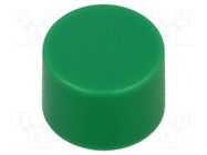 Button; 11.5mm; SMS; green SCHURTER