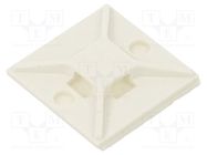 Holder; screw,self-adhesive; ABS; white; Tie width: 2.5÷4.8mm PANDUIT