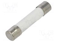 Fuse: fuse; quick blow; 20A; 250VAC; ceramic; 6.3x32mm; brass OPTIFUSE