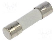 Fuse: fuse; quick blow; 400mA; 250VAC; ceramic; 5x20mm; brass; FCD OPTIFUSE