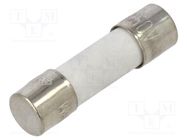 Fuse: fuse; quick blow; 630mA; 250VAC; ceramic; 5x20mm; brass; FCD OPTIFUSE