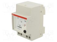 Voltmeter; for DIN rail mounting; 0÷300V; Class: 1.5; 50÷60Hz ABB