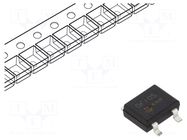Bridge rectifier: single-phase; Urmax: 1kV; If: 1A; Ifsm: 50A; DFS FAGOR