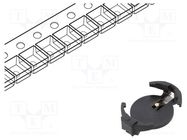 Socket; CR1220,CR1225; Batt.no: 1; SMT KEYSTONE