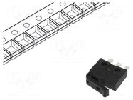 Switch: detecting; Pos: 2; SPDT; 0.3A/30VDC; Leads: for PCB,angled C&K