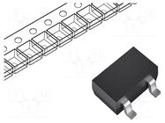 Transistor: NPN; bipolar; BRT; 50V; 100mA; 150mW; SOT523; R1: 10kΩ DIODES INCORPORATED