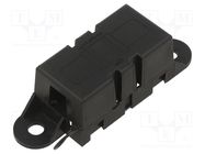 Fuse holder; 200A; M6 screw; Leads: solder lugs M5; UL94V-HB; 32V 