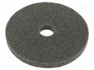 Wheel; fleece; Dim: Ø125x12mm; Mount.hole diam: 22mm HURAGAN