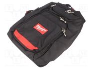 Backpack; 320x500x300mm; Kind of container: tool case Milwaukee