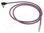 Connecting cable; male; 7000; IP67; 60VAC; 60VDC; 4A; 1.5m; PIN: 5 MURR ELEKTRONIK