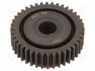 Spur gear; whell width: 30mm; Ø: 63mm; Number of teeth: 40; ZCL ELESA+GANTER