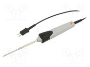 Probe: K-type temperature; -60÷400°C; Probe dia: 5mm; Len: 1.16m TESTO