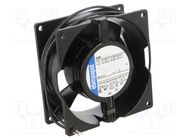 Fan: AC; axial; 115VAC; 92.5x92.5x38mm; 60m3/h; 29dBA; ball; 2150rpm EBM-PAPST