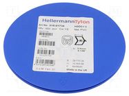 Markers; Marking: ground; 1÷3mm; PVC; yellow; -65÷105°C; leaded HELLERMANNTYTON