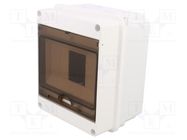 Enclosure: for modular components; IP40; white; No.of mod: 6 JONEX