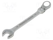 Wrench; combination spanner,with joint; 18mm; MicroSpeeder PROXXON