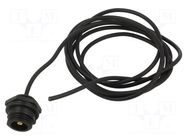 Cable; Buccaneer SMB female; 0÷4GHz; 1.5m; 50Ω; IP68 BULGIN