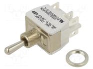 Switch: toggle; Pos: 3; ON-ON-ON; 12A/250VAC; 5A/24VDC; -20÷55°C APEM