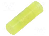 Tip: butt splice; insulated; brass; tinned; crimped; for cable PANDUIT