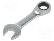 Wrench; combination spanner,with ratchet; 17mm; short; FATMAX® STANLEY