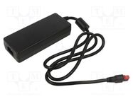 Charger: for rechargeable batteries; acid-lead; 8A; 40÷125Ah MEAN WELL