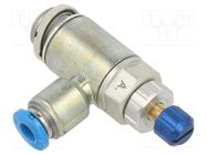 Throttle-check valve; 0.2÷10bar; NBR caoutchouc; 160l/min; 4mm FESTO