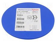 Markers; Marking: H; 1÷3mm; PVC; yellow; -65÷105°C; leaded; HGDC1-3 HELLERMANNTYTON