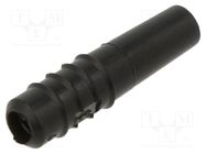 Accessories: plug case; black; Overall len: 16mm; Socket size: 2mm STÄUBLI