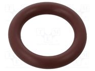 O-ring gasket; FPM; Thk: 3.5mm; Øint: 15mm; brown; -20÷200°C 