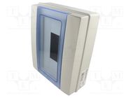 Enclosure: for modular components; IP65; light grey PAWBOL