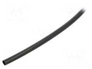 Insulating tube; PVC; black; -20÷125°C; Øint: 4mm; L: 500m; UL94V-0 SIGI