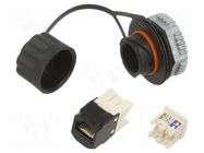 Connector: RJ45; socket; PIN: 8; Cat: 6; 8p8c; IP67 PANDUIT