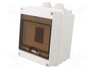 Enclosure: for modular components; IP40; white; No.of mod: 6 JONEX