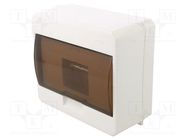 Enclosure: for modular components; IP40; white; No.of mod: 7 JONEX